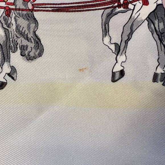 Hermes Caparacons de la France et de L'Inde Carre 90 Silk Scarf - Picture 6 of 8